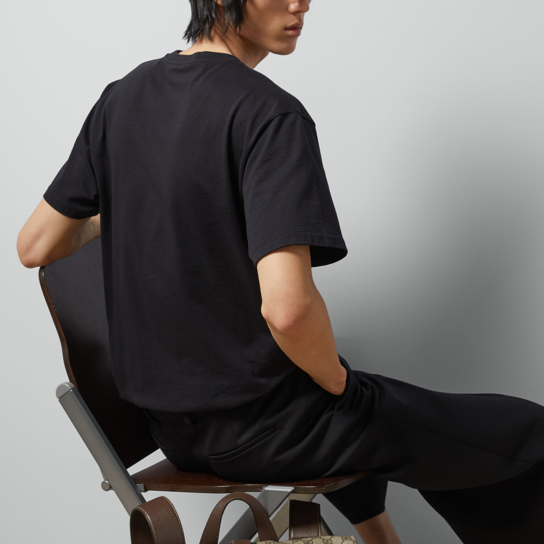 GUCCI Chinese New Year T-Shirts Men Black - POIZON