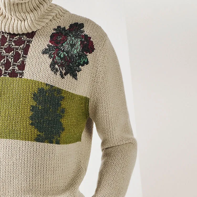 HERMES Sweaters Men Beige-4