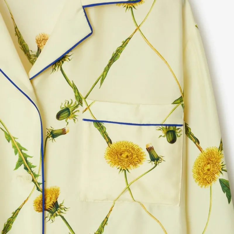 Burberry Floral Printed Sleeved Shirt-4