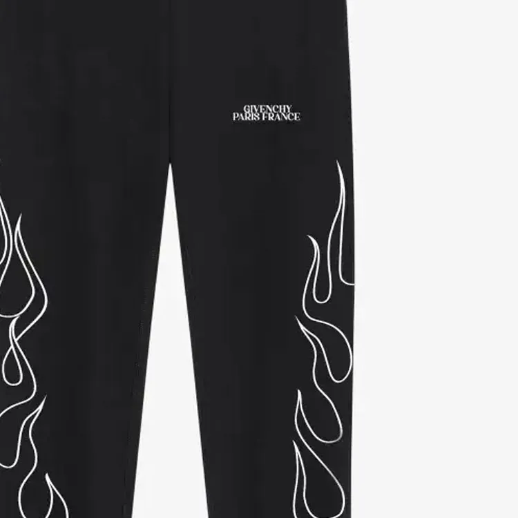 GIVENCHY SS24 Knitted Sports Pants Men's Black-2