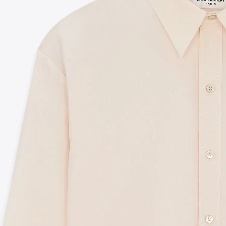 SAINT LAURENT Oversized Buttoned Shirt-4