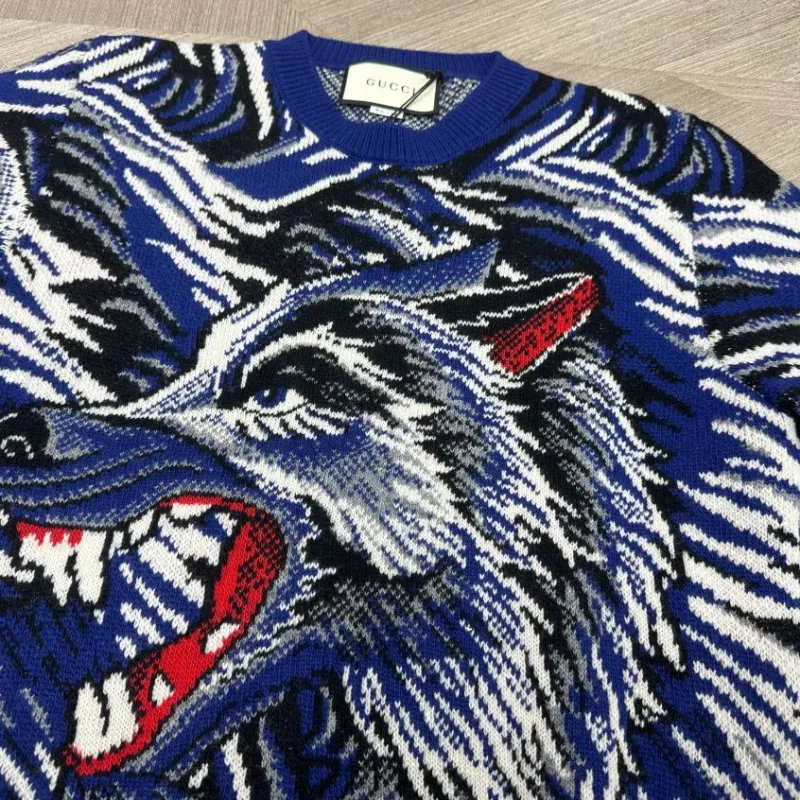 GUCCI Sweaters Men Blue-6
