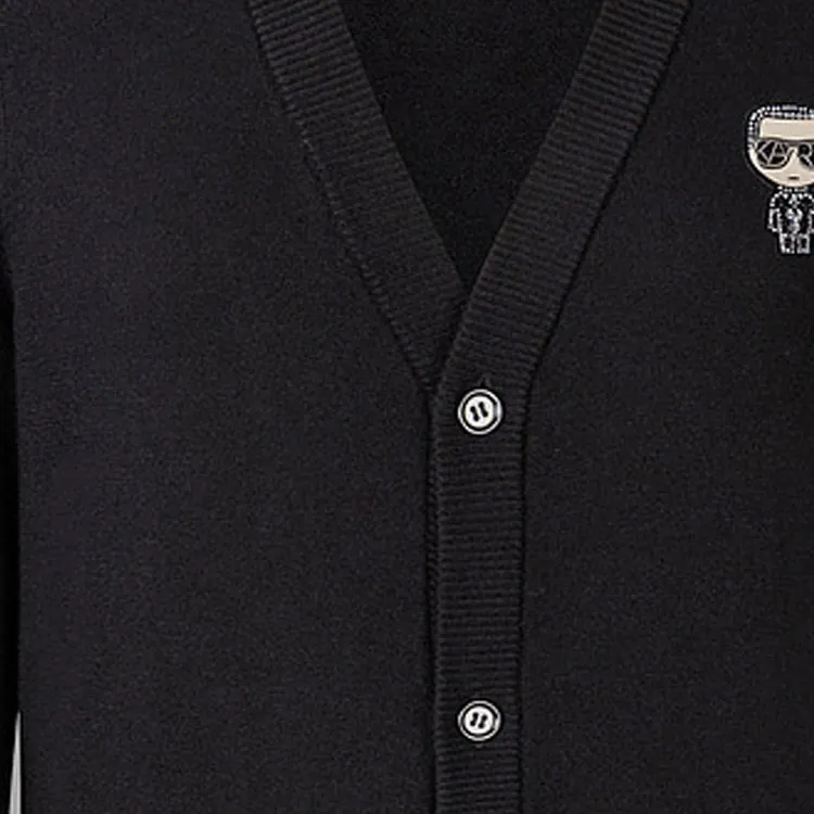 KARL LAGERFELD SS24 Knitwear Men's Black-3