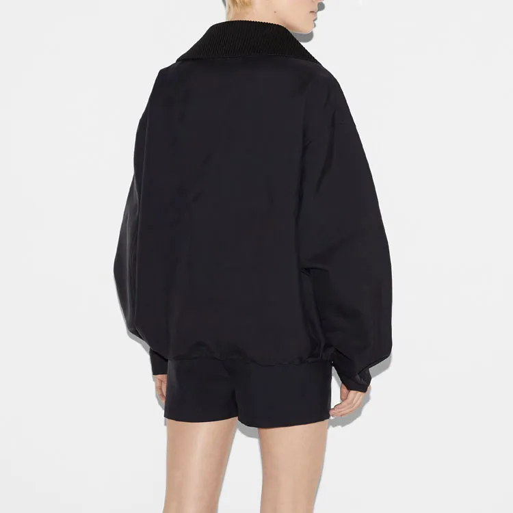 GUCCI Techno Garbardine Caban 'Black'-4