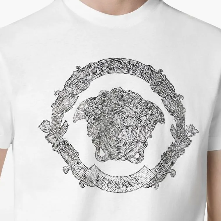 VERSACE Medusa Head Cotton T shirt-1