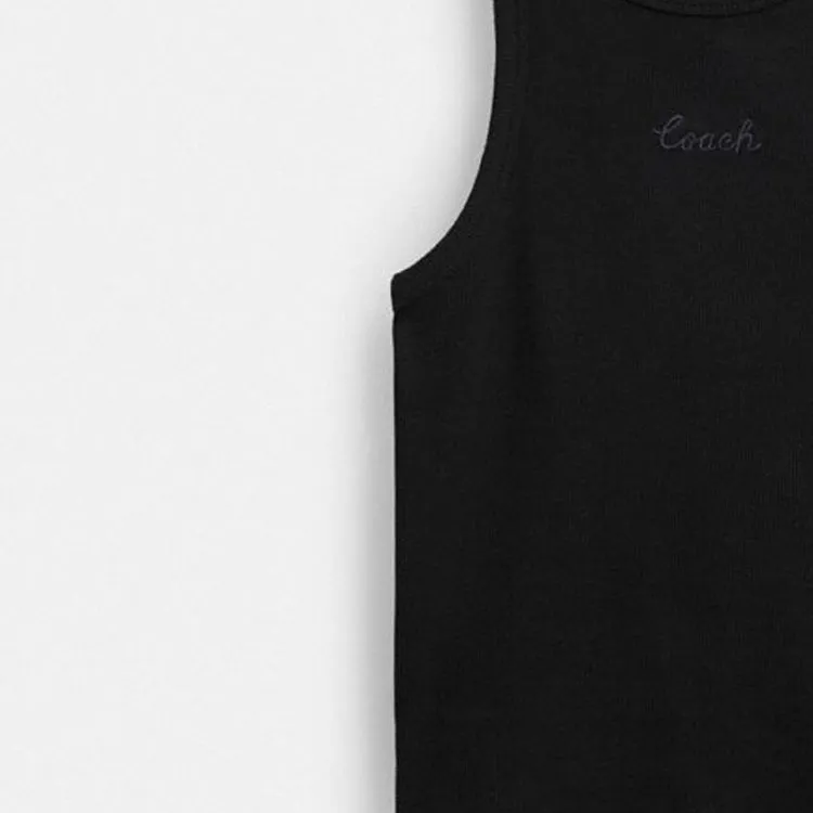 COACH SS24 Tank Top Women's Black-1