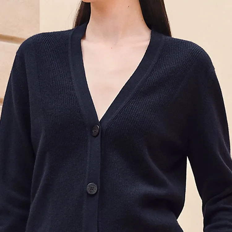HERMES SS24 Knitwear Women's Black Blue-4