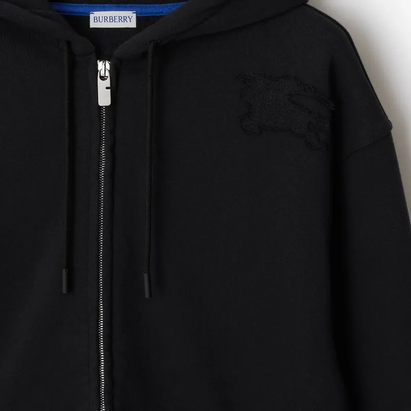 Burberry Equestrian Knight Design appliqué Hoodie-6