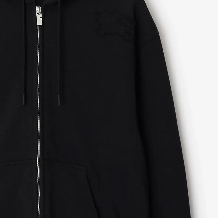 Burberry Equestrian Knight Design appliqué Hoodie-5