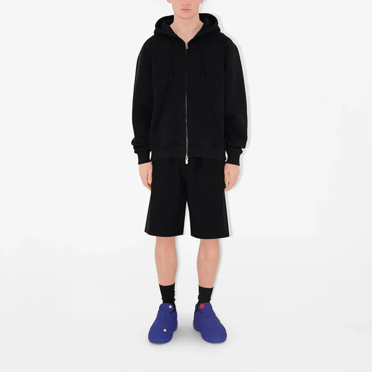 Burberry Equestrian Knight Design appliqué Hoodie-3