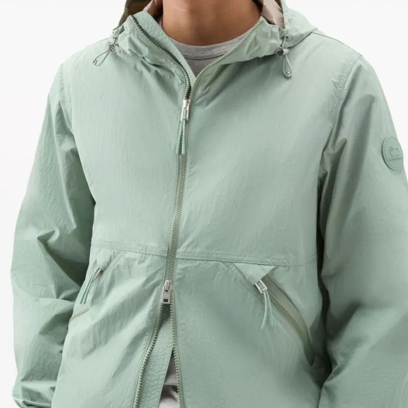 WOOLRICH Zip Up Crinkle Windbreaker-4