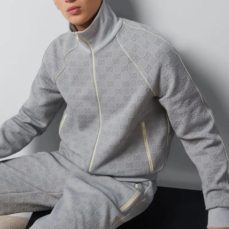 GUCCI Jackets Coats Men's Light Gray-3