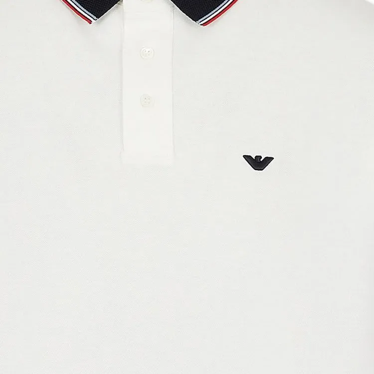 EMPORIO ARMANI SS23 Polo Shirt Men's Ecru-6
