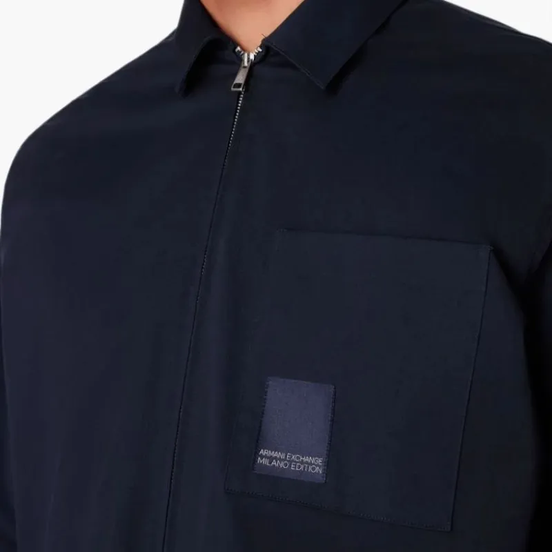 ARMANI EXCHANGE SS24 Shirt Men's Navy-3