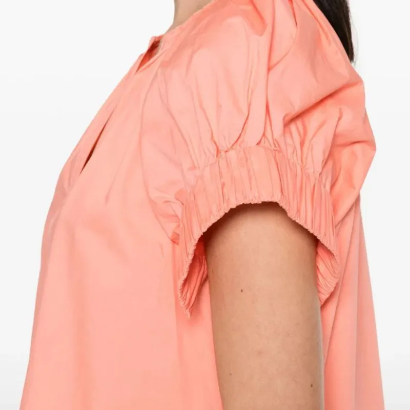 Ulla Johnson Naomi Pleat-detail Blouse-4