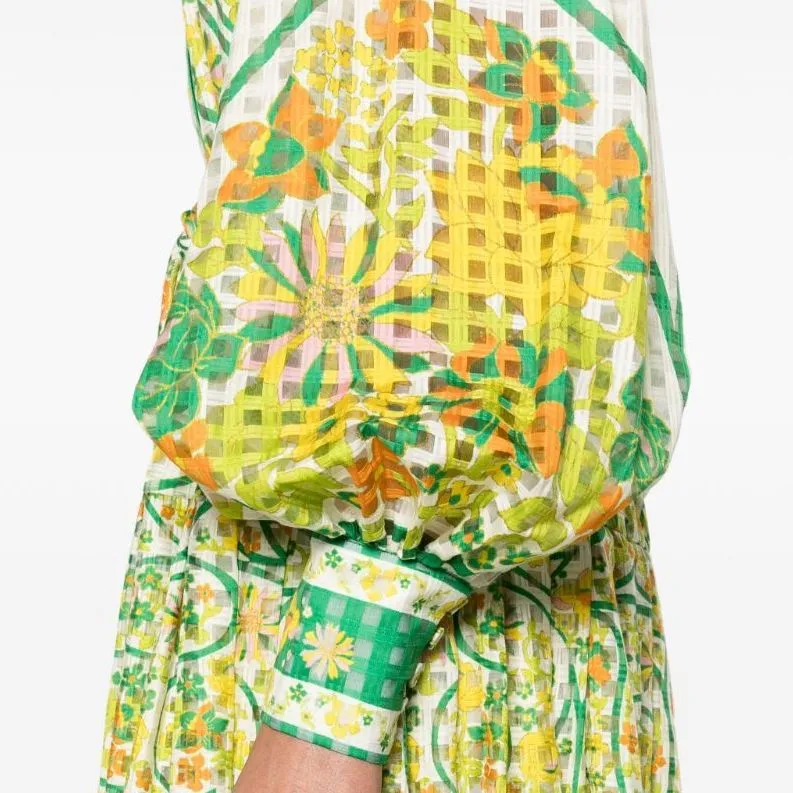 ALEMAIS Rhonda Floral-print Shirtdress-4
