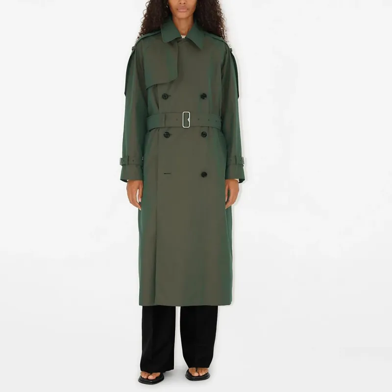 Burberry SS24 Trench Coat Women's Ivy Green-5