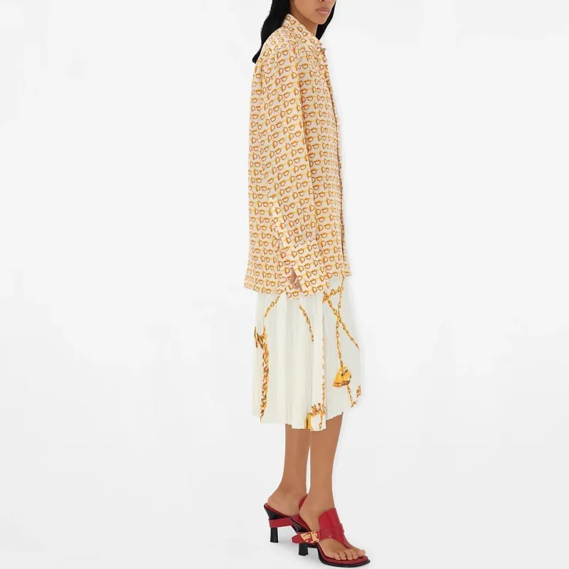 Burberry B Pattern Long Sleeved Shirt-4