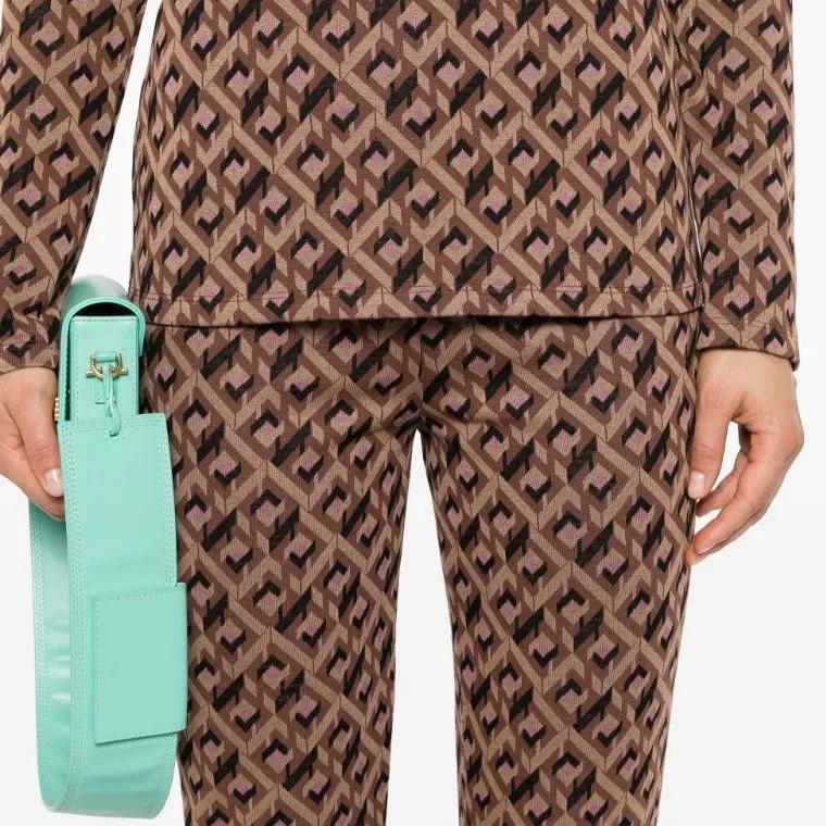 DVF Diane Von Furstenberg Greg High-waist Flared Trousers-4