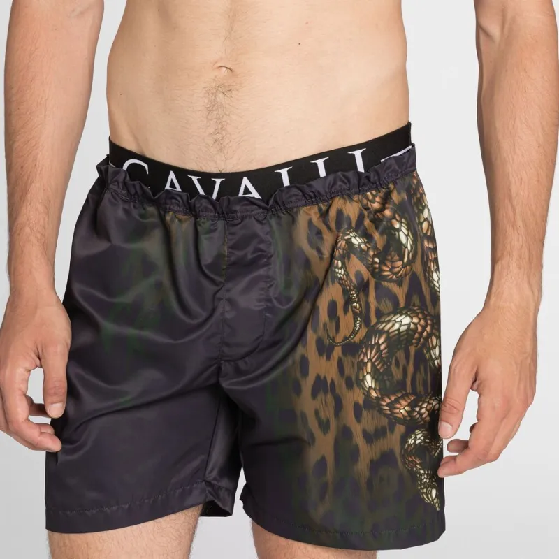 Roberto Cavalli Leopard print Swim Shorts-3