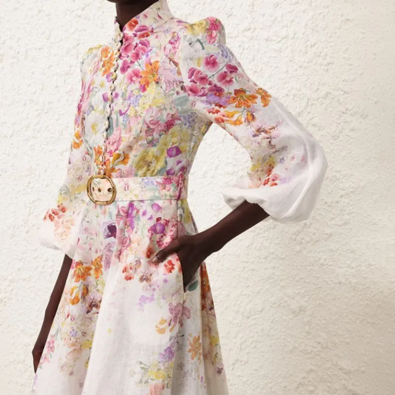 Zimmermann Natura Floral-print Minidress-4