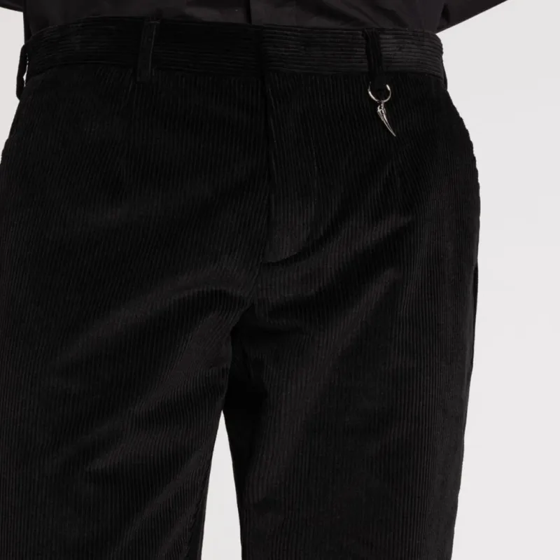 Roberto Cavalli SS24 Casual Pants Men's Black-4