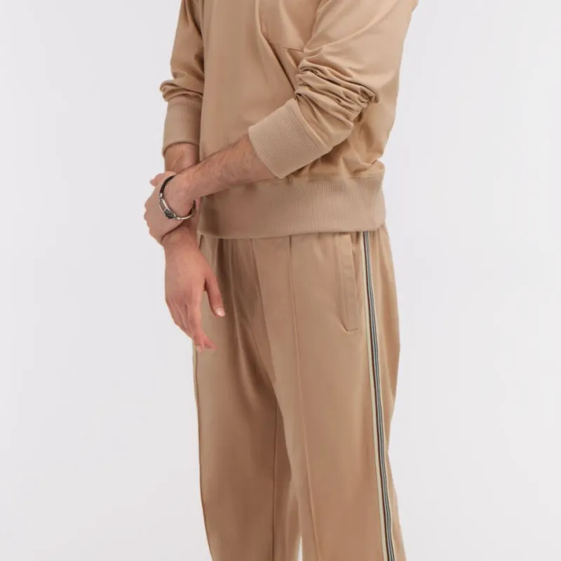 Roberto Cavalli SS24 Casual Pants Men's Beige-3