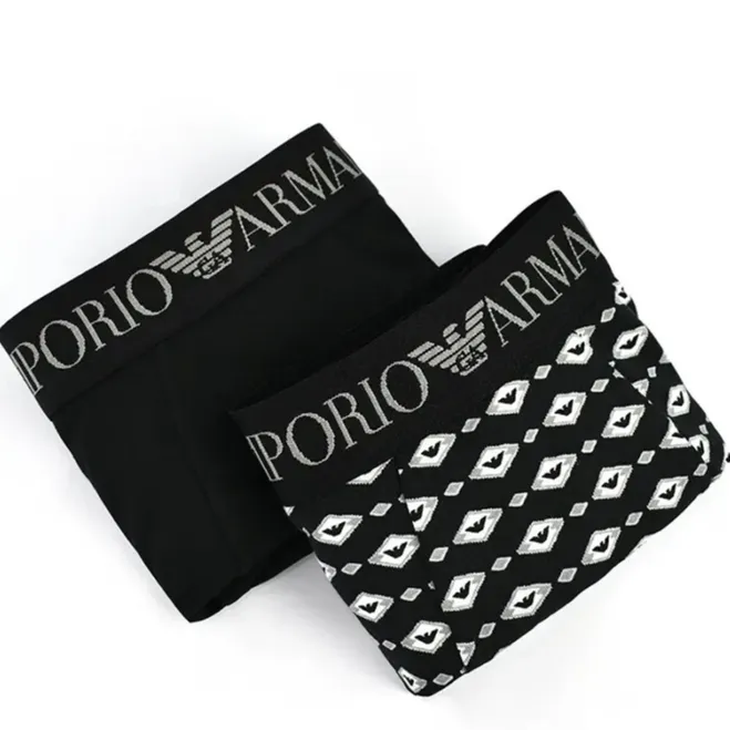 EMPORIO ARMANI Logo print Boxers-5