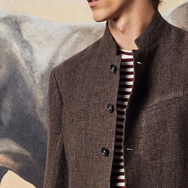 MASSIMO ALBA SS24 Jackets Coats Men's Umber-3