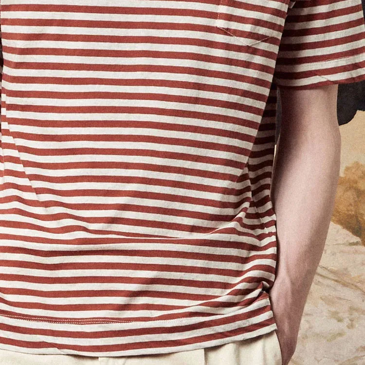 MASSIMO ALBA T-Shirt Men's Orange Red-5
