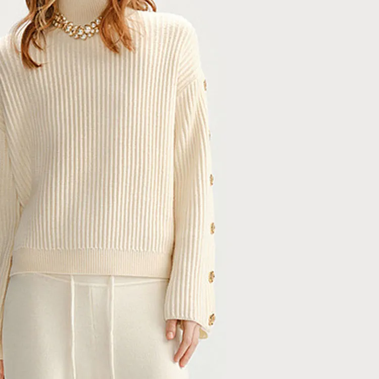 KARL LAGERFELD FW23 Sweater Women's Beige-4