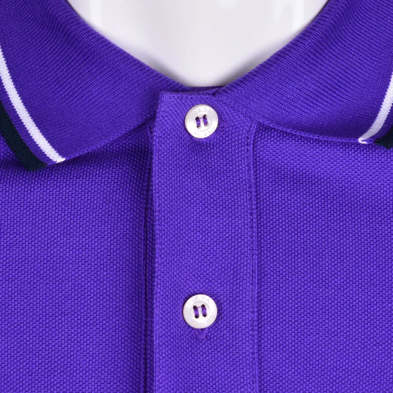 PRADA Polo Shirts Men Purple-2