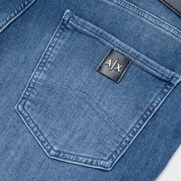 EMPORIO ARMANI SS24 Jeans Men's Blue-6