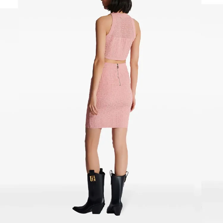 BALMAIN Pb Labyrinth Knit Top-3