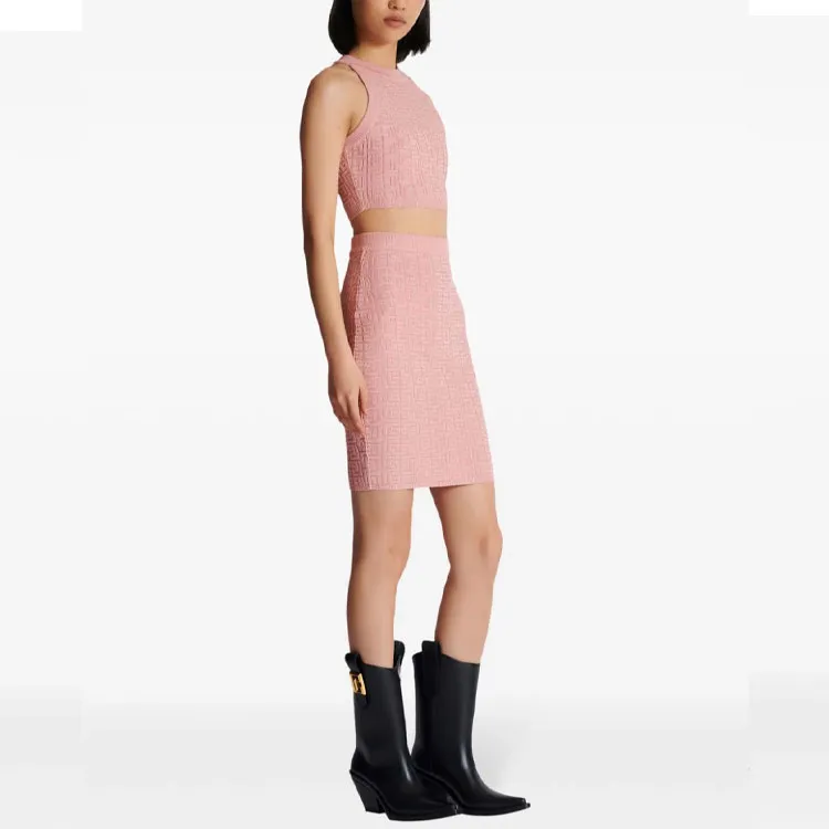 BALMAIN Pb Labyrinth Knit Top-4