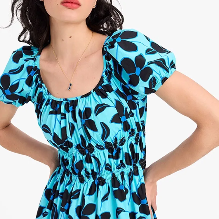 Kate Spade SS24 Short Sleeved Dresses Women's Blue-4