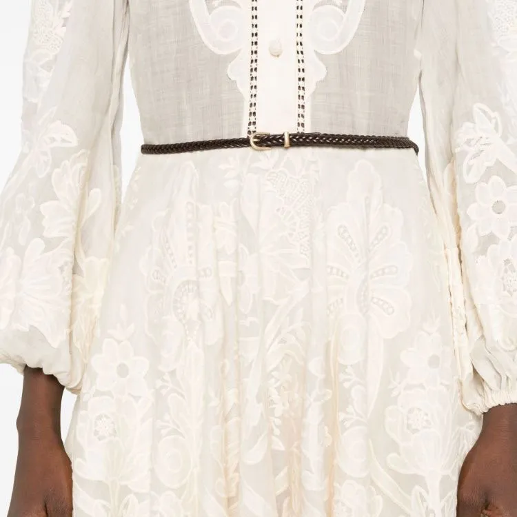 Zimmermann Ottie Embroidered Mini Dress-4
