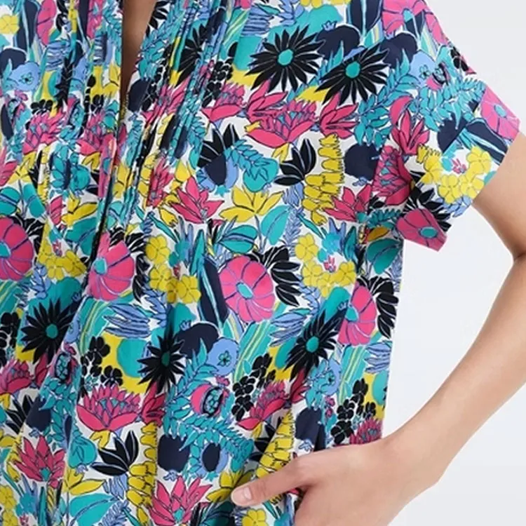 DVF Diane Von Furstenberg Short-Sleeved Dresses Women's Blue-6