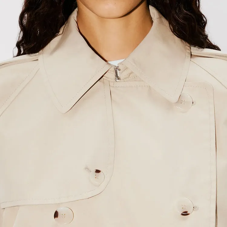 KENZO Button Up Short Trench Coat-5