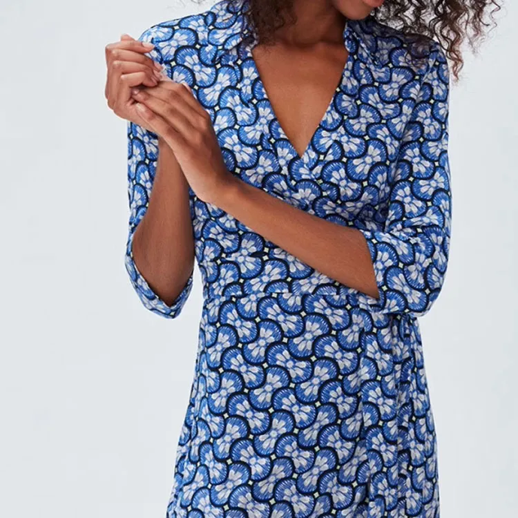 DVF Diane Von Furstenberg Eloise V-neck Maxi Dress-5