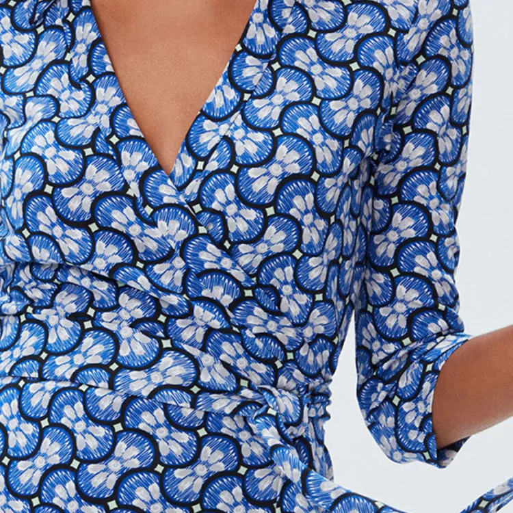 DVF Diane Von Furstenberg Eloise V-neck Maxi Dress-4