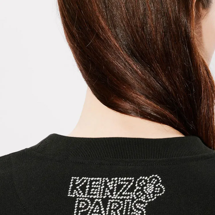 KENZO Floral Embellished Crewneck Sweatshirt-3