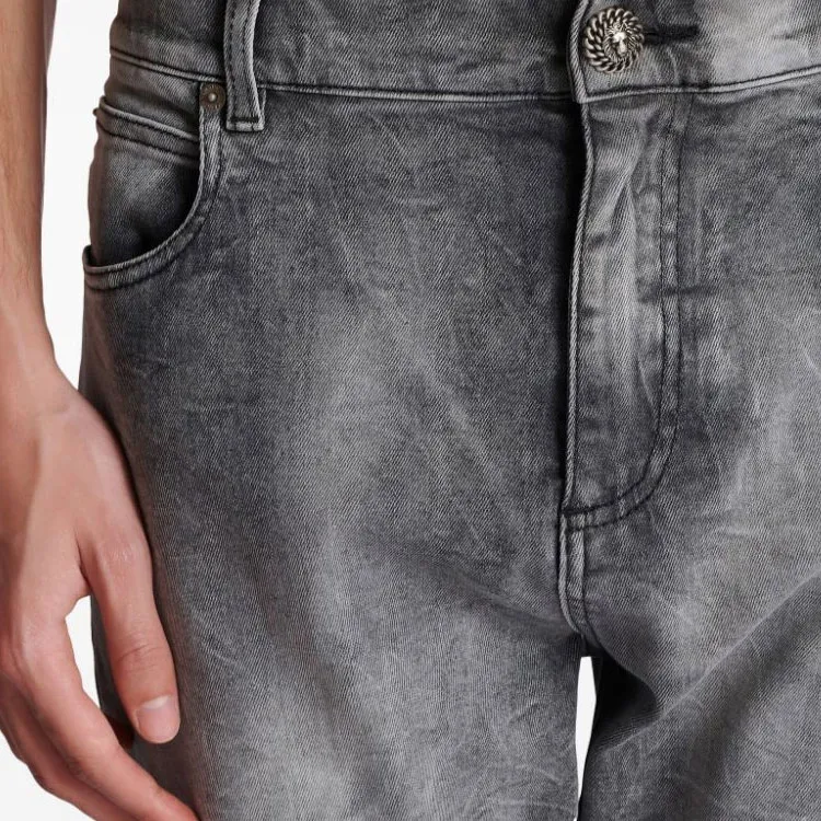 BALMAIN Regular Fit Denim Jeans-6