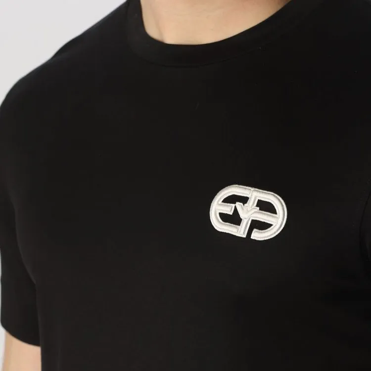 EMPORIO ARMANI SS22 Regular T Shirt Men's Black-3