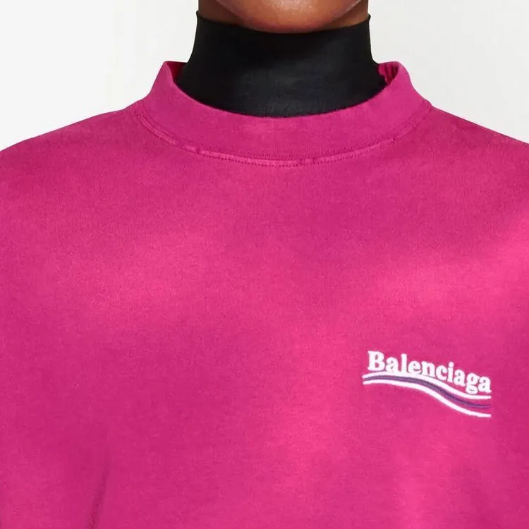 Balenciaga SS23 Short-Sleeved Dresses Women's Pink-4