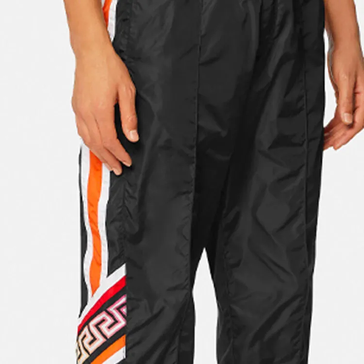 FANSIZHE Knitted Sports Pants Men's Black-5
