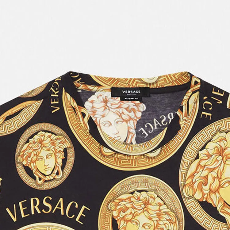 VERSACE SS21 T Shirt Men's Gold-5