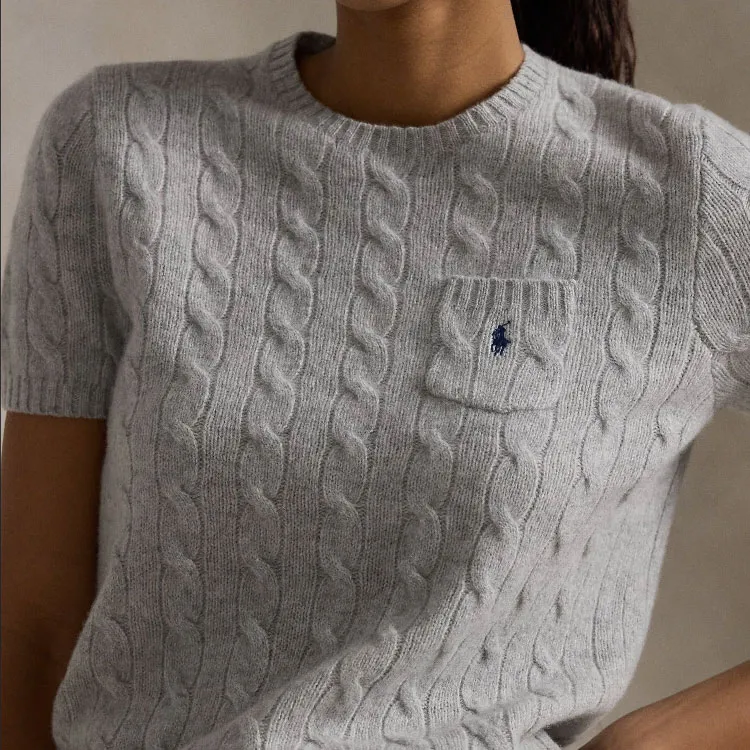 Polo Ralph Lauren FW24 Sweater Women's Light Gray-2