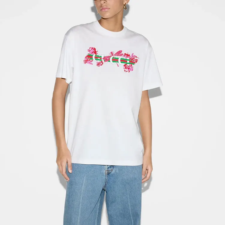 GUCCI Web Printed T Shirt-2