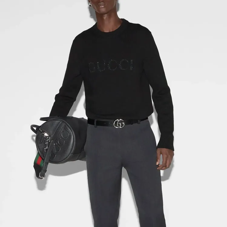 GUCCI Gg Sequinned Jumper-2